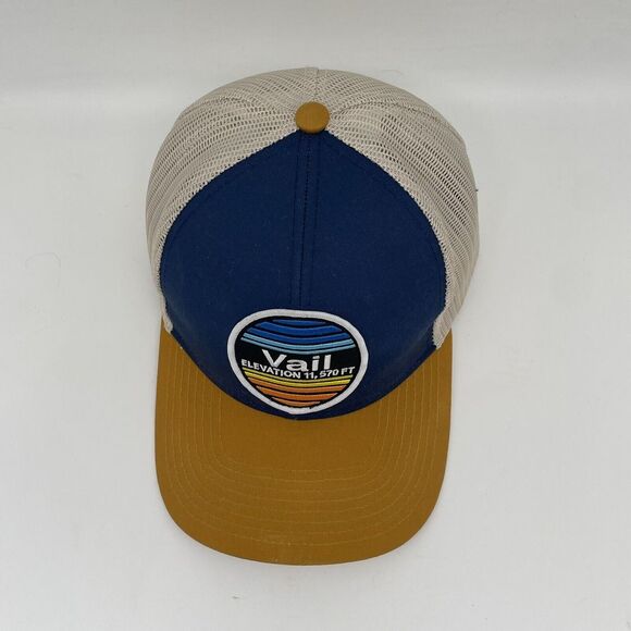 Good Land Supply Co Vail Colorado Elevation Trucker Hat OS‎ Snapback Adjustable - Picture 2 of 7